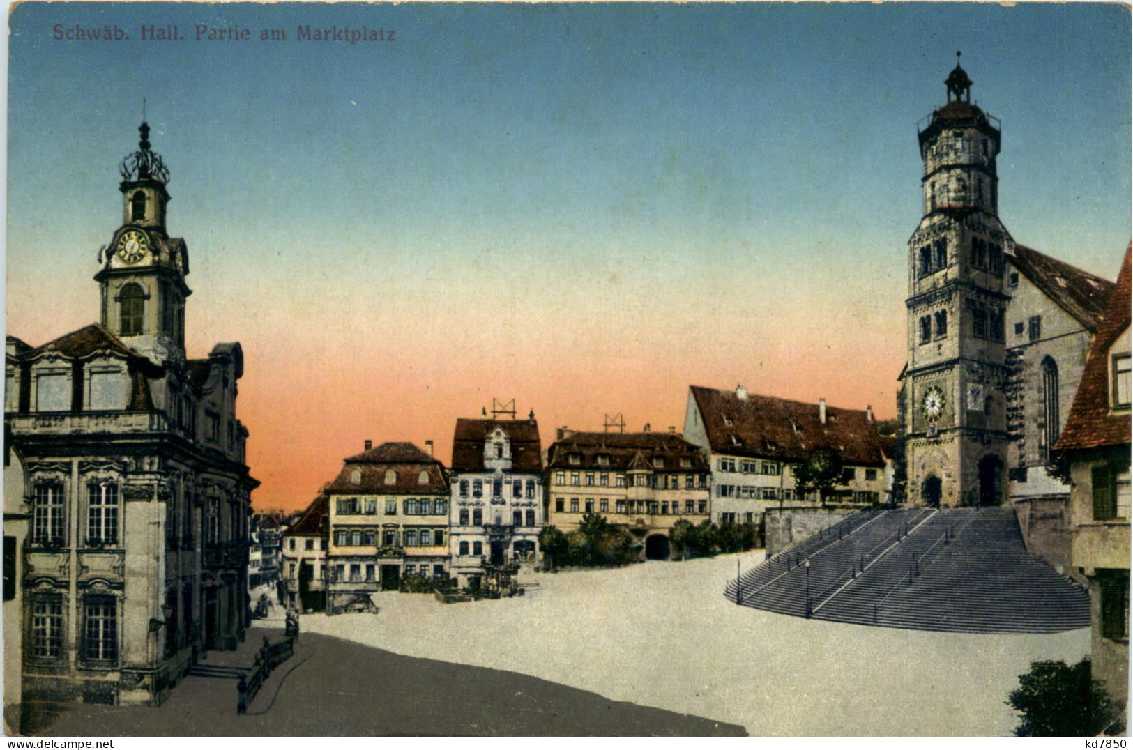 Schwäbisch Hall - PArtie Am Marktplatz - Schwaebisch Hall