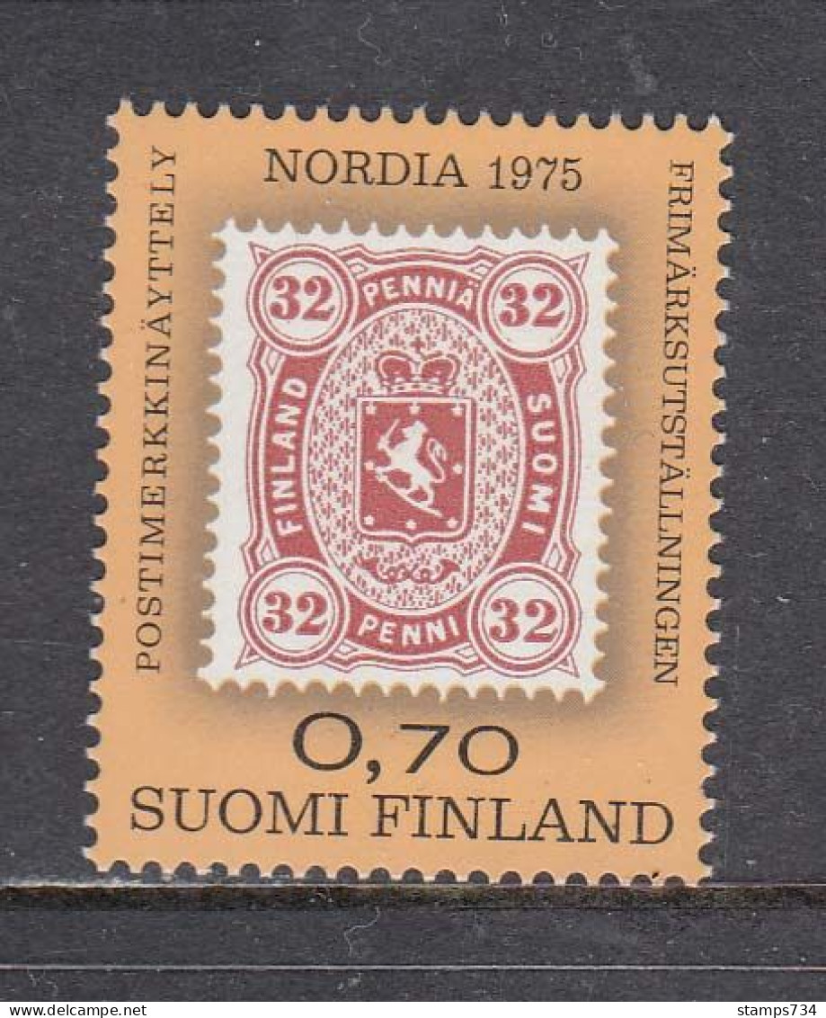 Finland 1975 - Briefmarkenausstellung NORDIA'75, Mi-Nr. 763, MNH** - Nuevos