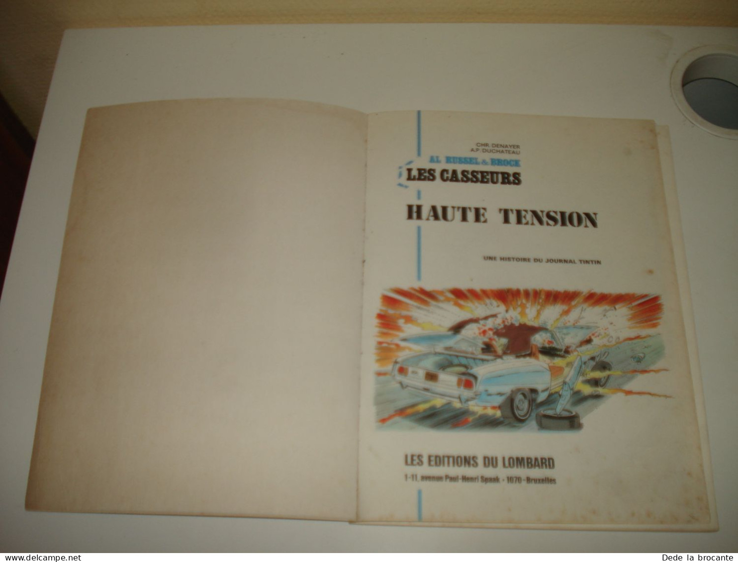 C54 / Les Casseurs N° 1 " Haute Tension " - E.O Belge De  1977 - Other & Unclassified