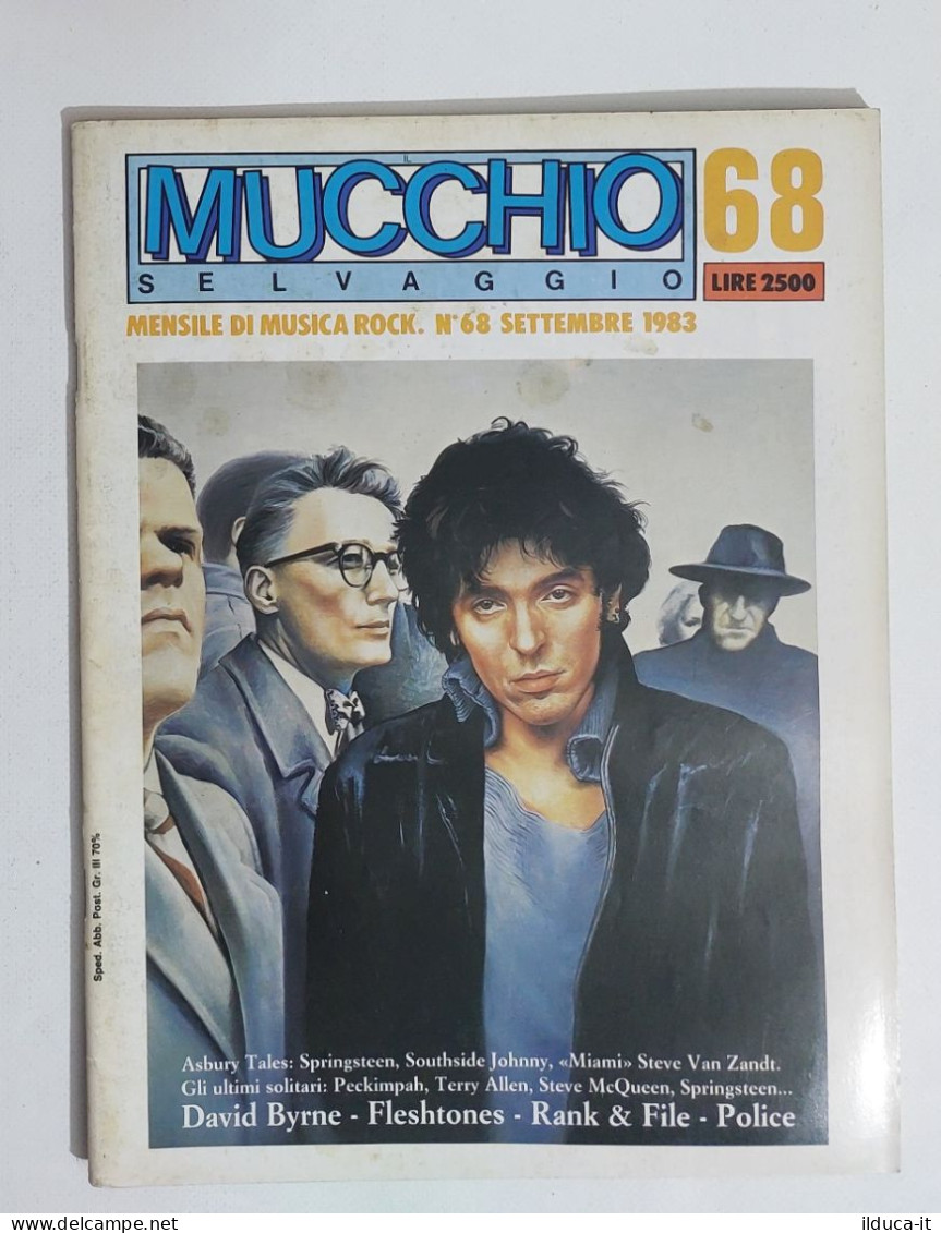 58904 MUCCHIO SELVAGGIO 1983 N. 68 - David Byrne / Fleshtones / Police - Musique