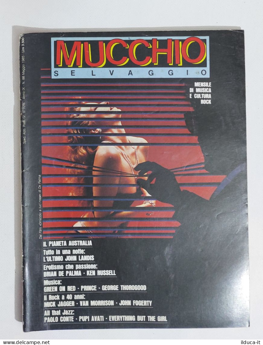 58927 MUCCHIO SELVAGGIO 1985 N. 88 - Australia / Brian De Palma / Prince - Musique