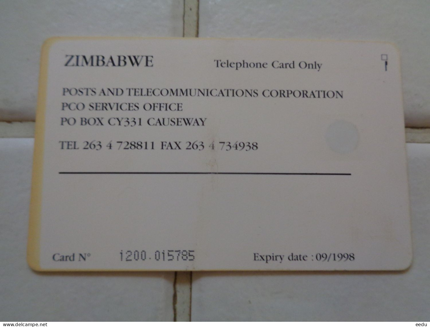 Zimbabwe Phonecard - Zimbabwe