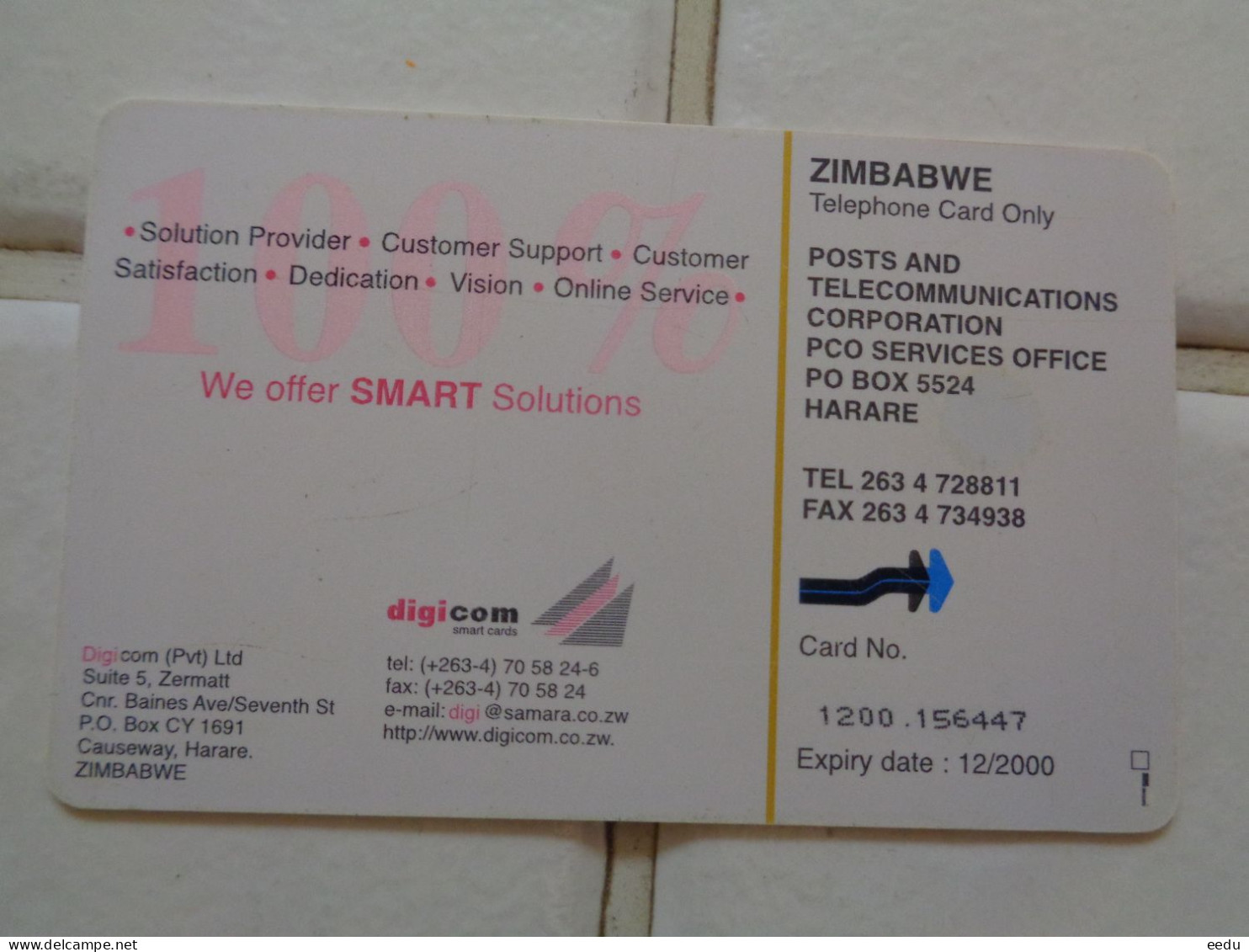 Zimbabwe Phonecard - Simbabwe