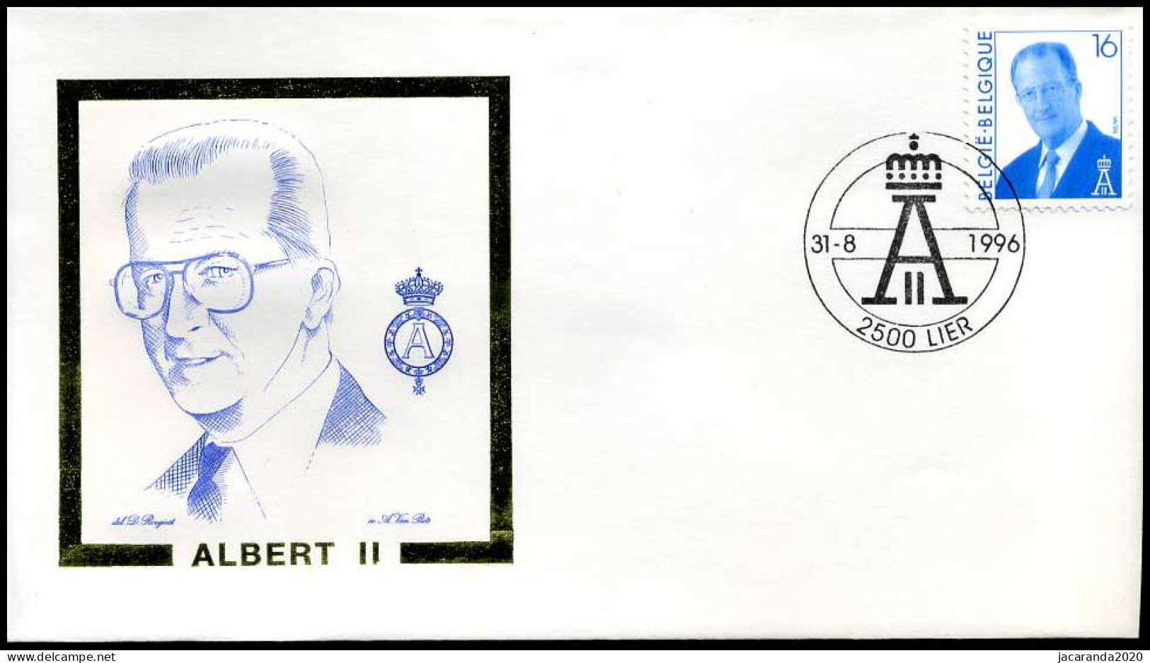 2660 - FDC - Koning Albert II  #1 - 1991-2000