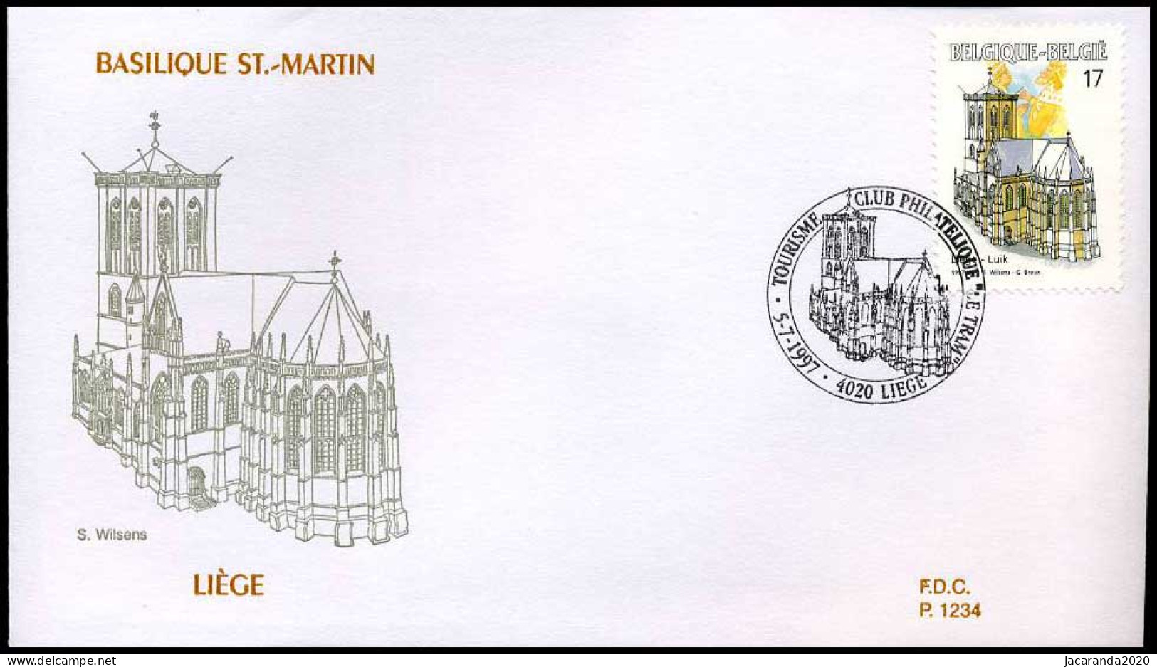 2713 - FDC - Toeristische Uitgifte  #3  P1234 - 1991-2000