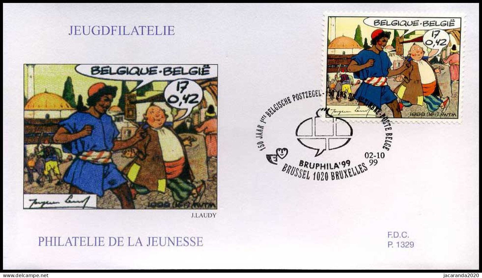 2846 - FDC - Jeugdfilatelie  #5  P1329 - 1991-2000