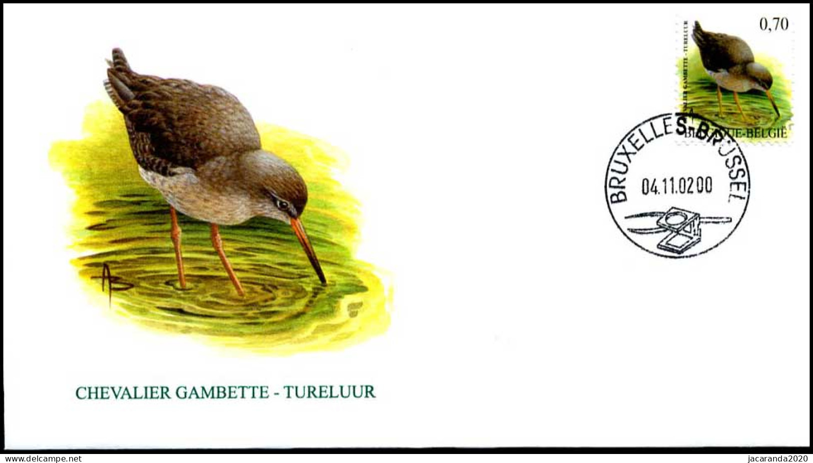 3137 - FDC - Tureluur - Buzin #2 P - 2001-2010