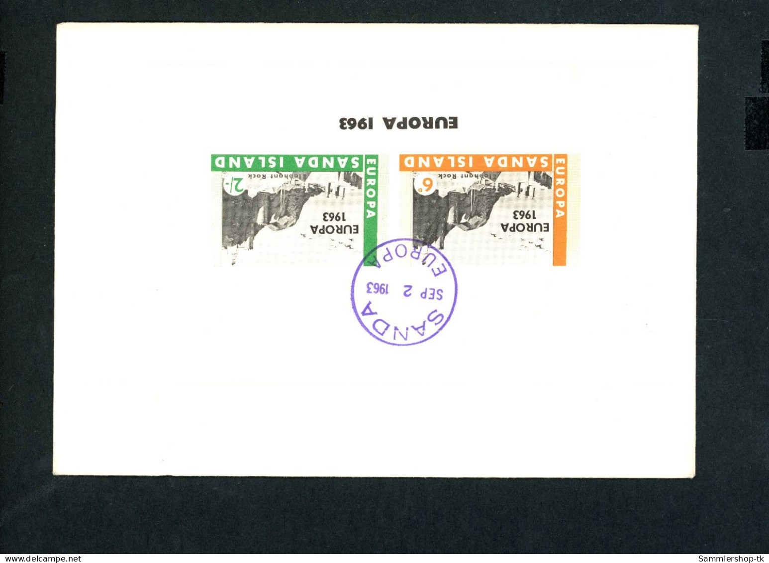 Großbritannien Sanda Europa 1963 FDC - 1981-1990 Em. Décimales