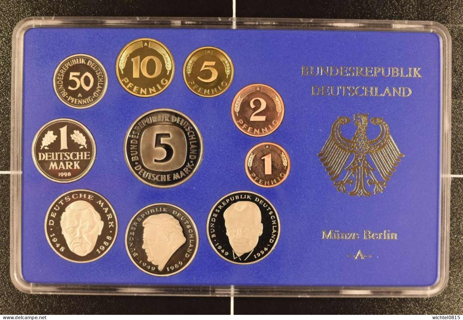 Kursmünzsatz BRD 1998 Prägestätte A [Berlin] - Mint Sets & Proof Sets