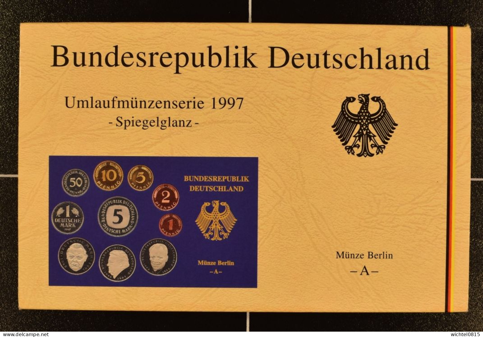 Kursmünzsatz BRD 1997 Prägestätte A [Berlin] - Ongebruikte Sets & Proefsets