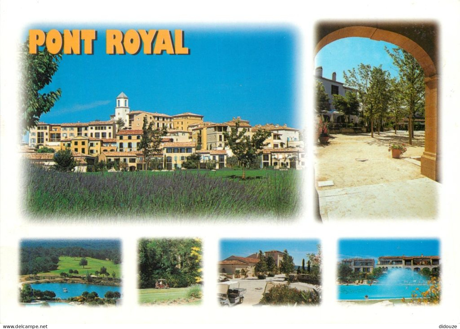 13 - Mallemort En Provence - Pierre Et Vacances - Domaine Et Golf De Pont Royal - Multivues - CPM - Flamme Postale - Voi - Mallemort