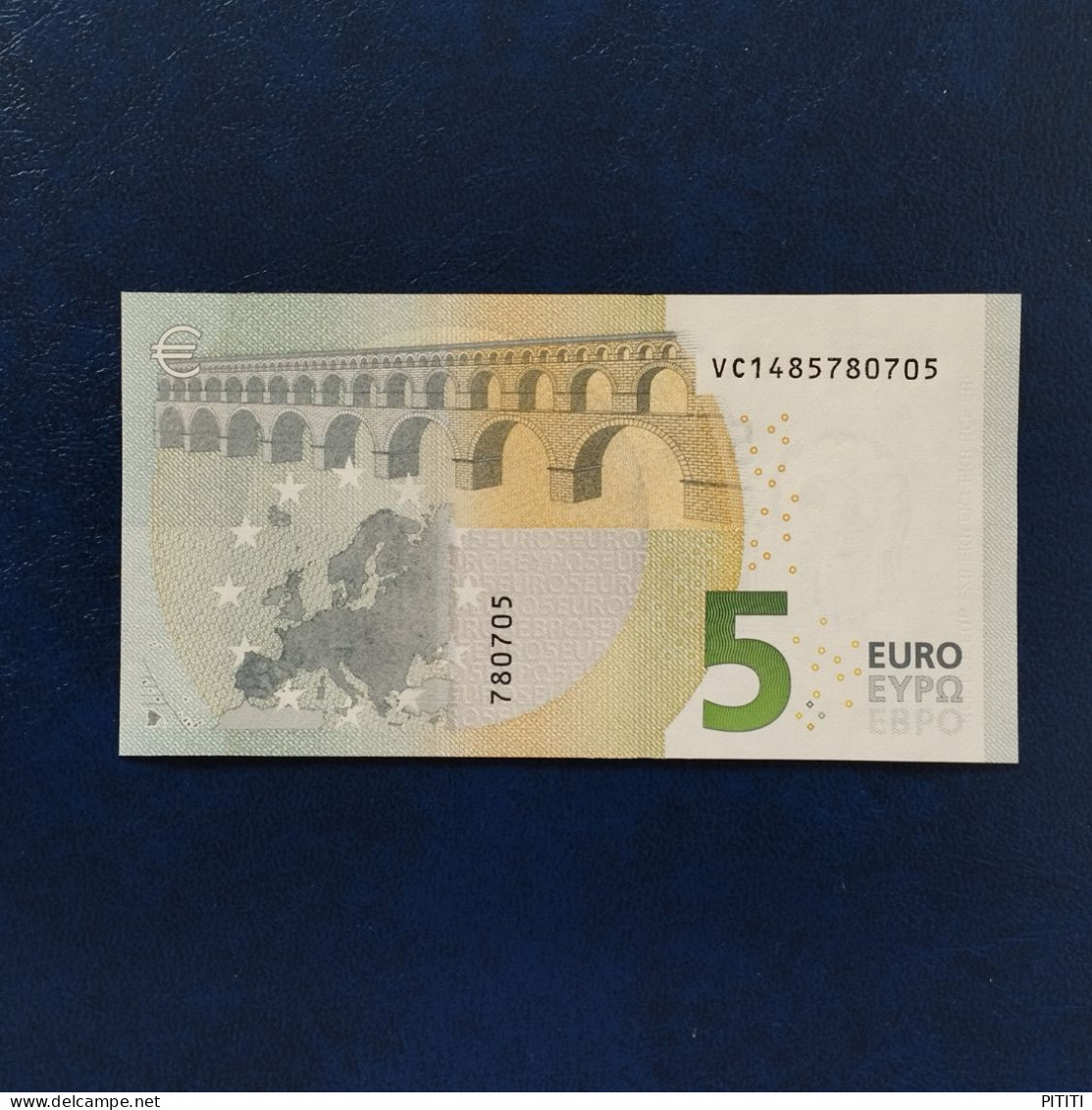 EURO SPAIN 5 V015A1 VC LAGARDE UNC - 5 Euro