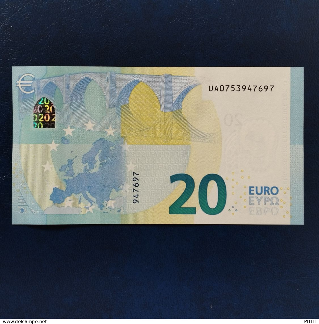 EURO FRANCE 20 U031A1 UA DRAGHI UNC - 20 Euro