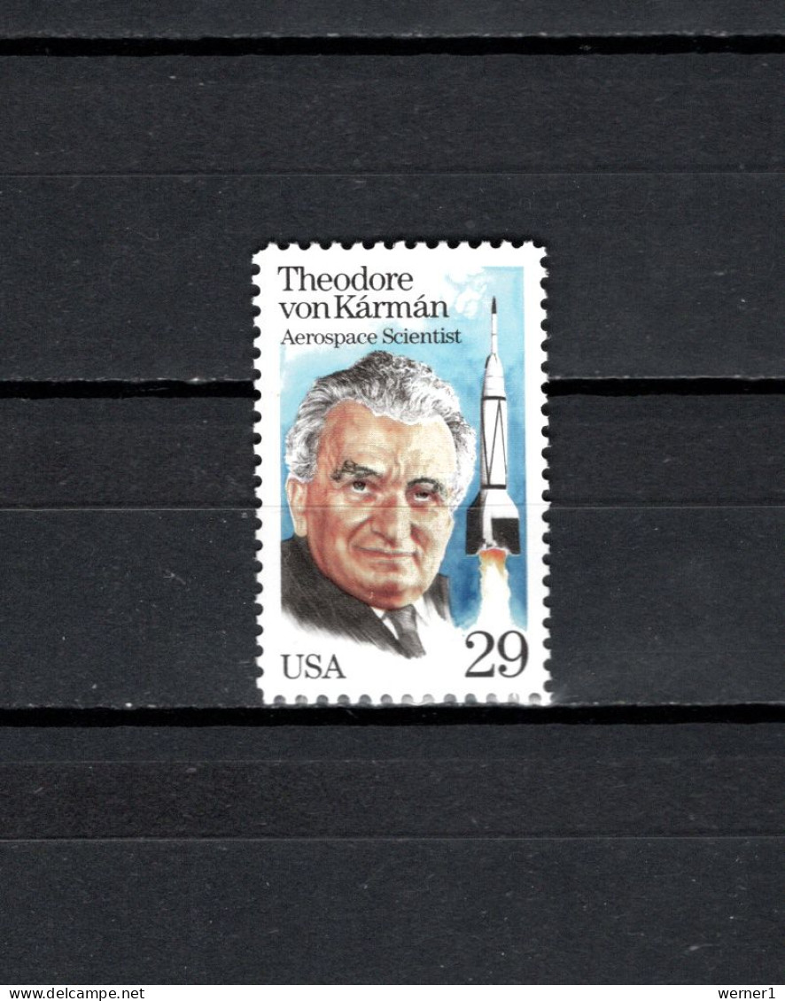 USA 1992 Space, Theodore Von Karman Stamp MNH - Etats-Unis