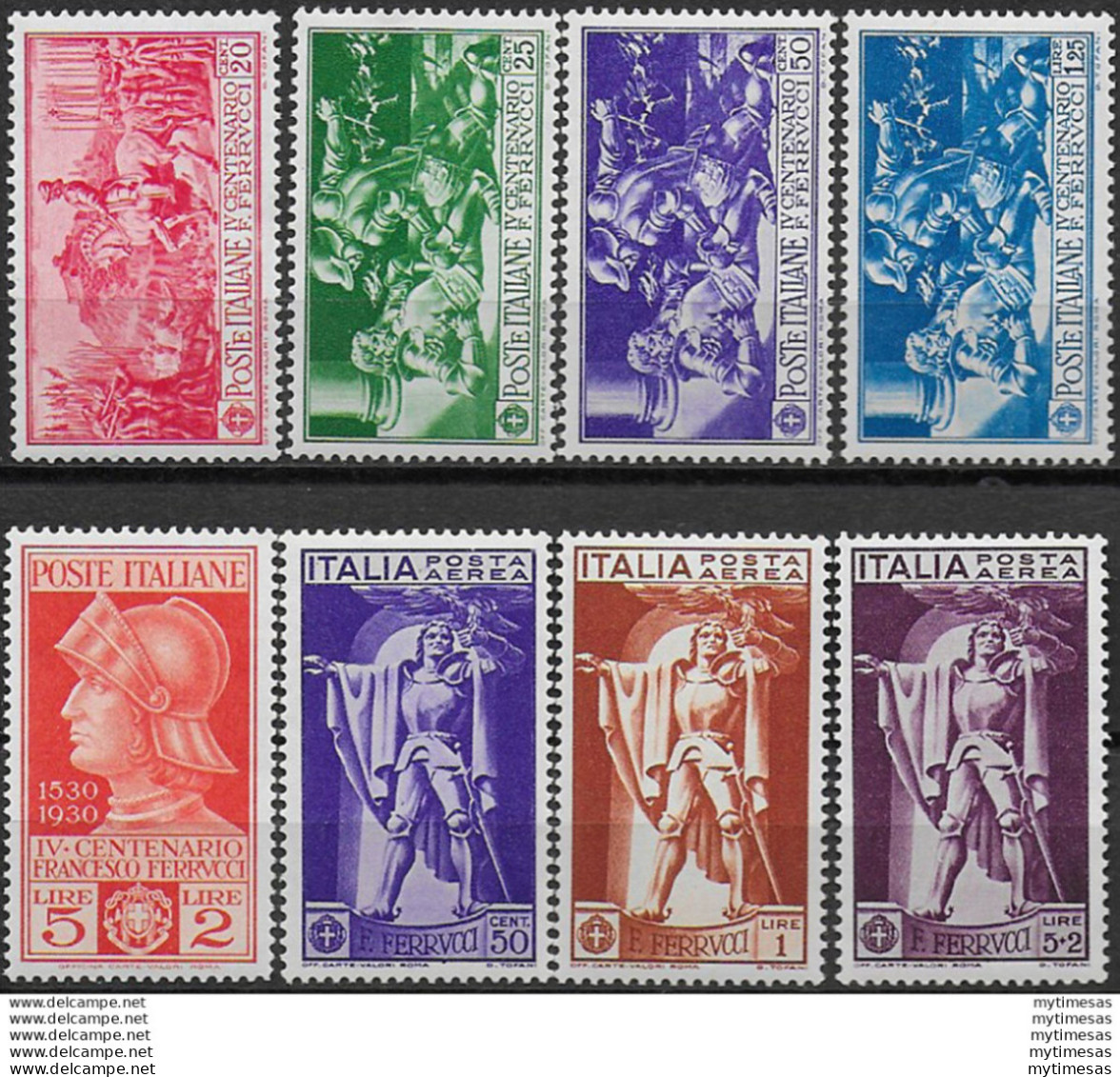 1930 Italia Ferrucci 8v. Bc MNH Sassone N. 276/80+A - Autres & Non Classés