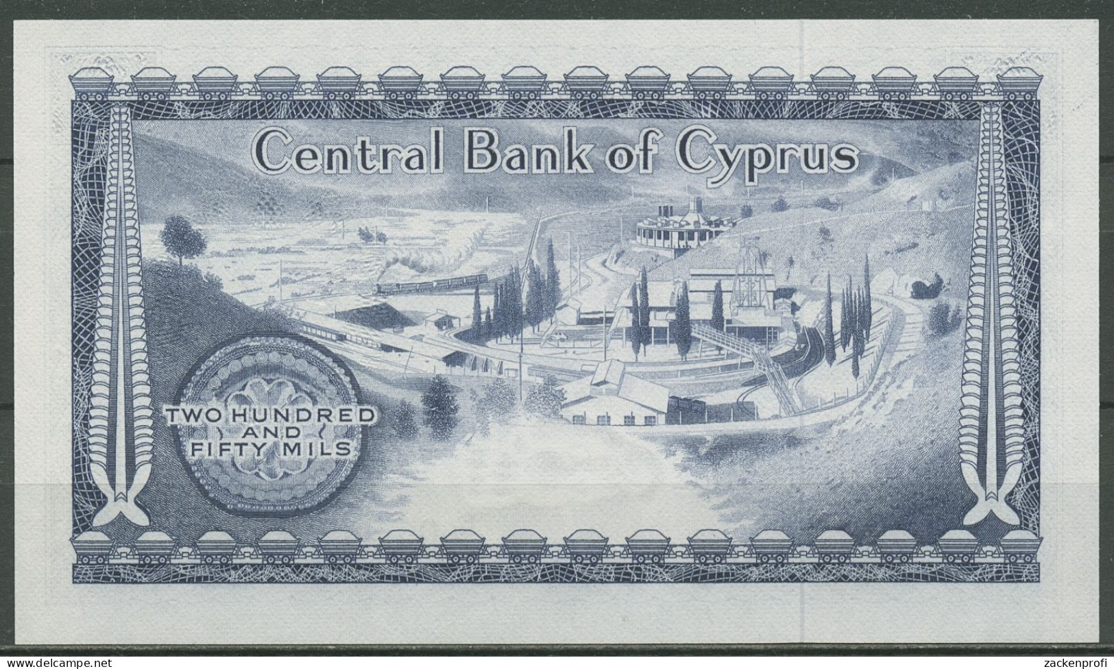Zypern 250 Mils 1982, KM 41 C, Kassenfrisch (K583) - Chypre