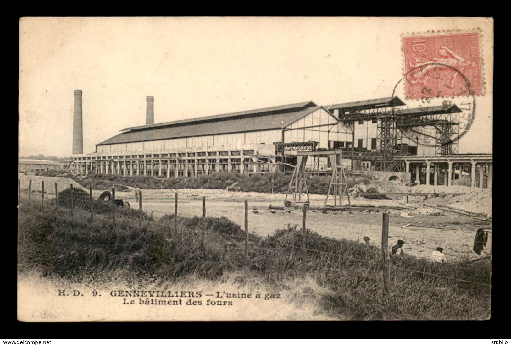 92 - GENNEVILLIERS - L'USINE A GAZ - BATIMENT DES FOURS - Gennevilliers