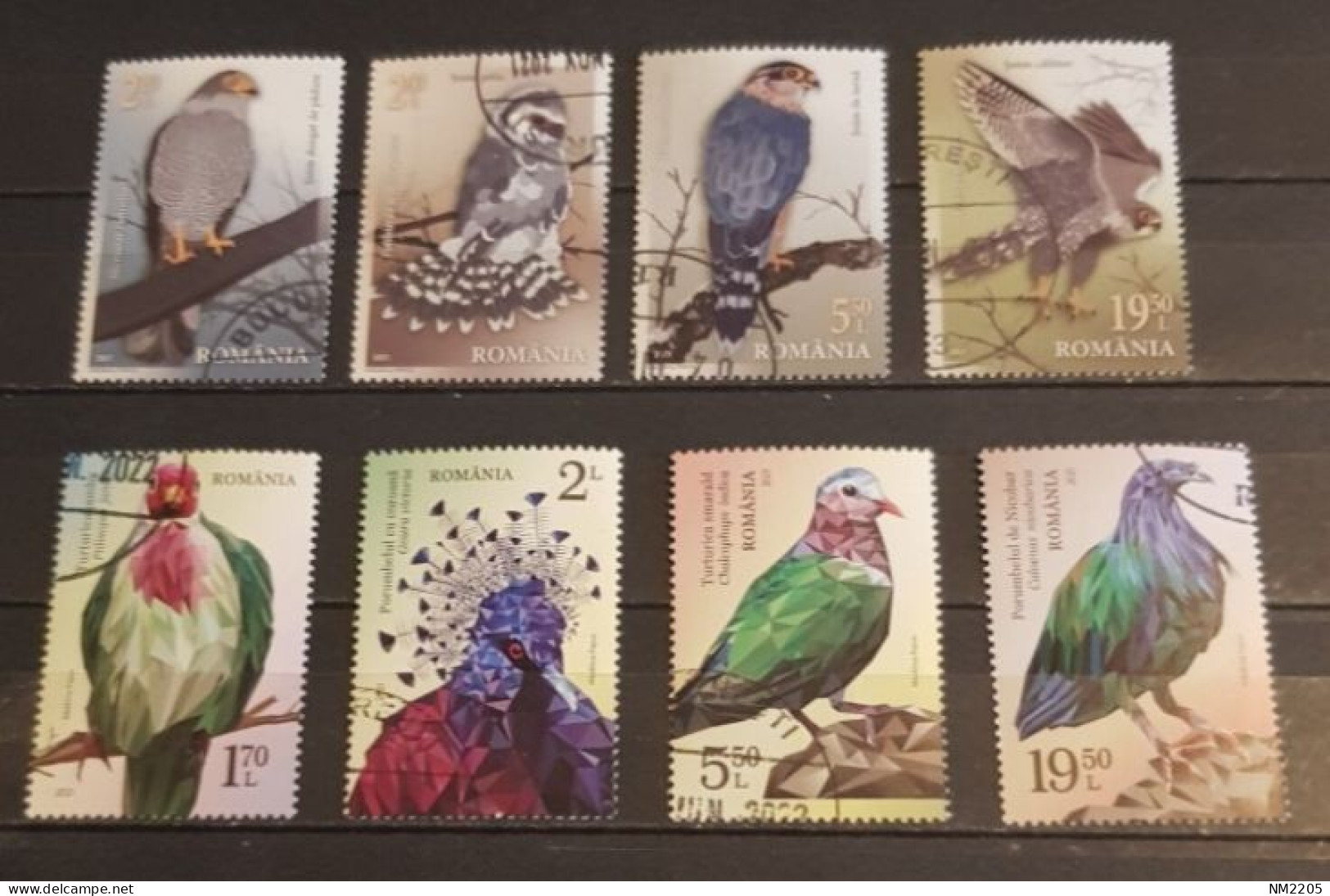 BIRDS ROMANIA BIRDS  5 SETS CTO-USED - Used Stamps