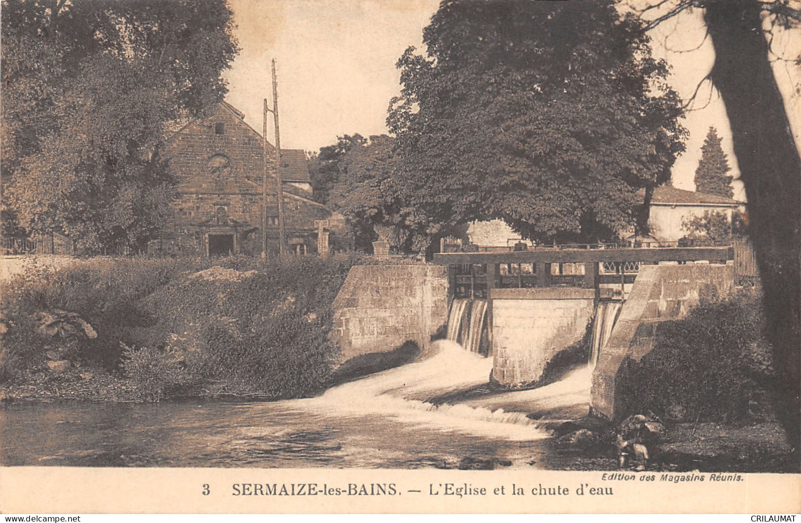 51-SERMAIZE LES BAINS-LA CHUTE D EAU-N 6011-G/0369 - Sermaize-les-Bains