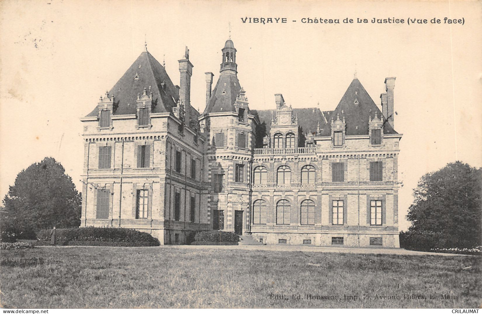 72-VIBRAYE-CHATEAU DE LA JUSTICE-N 6012-D/0315 - Vibraye