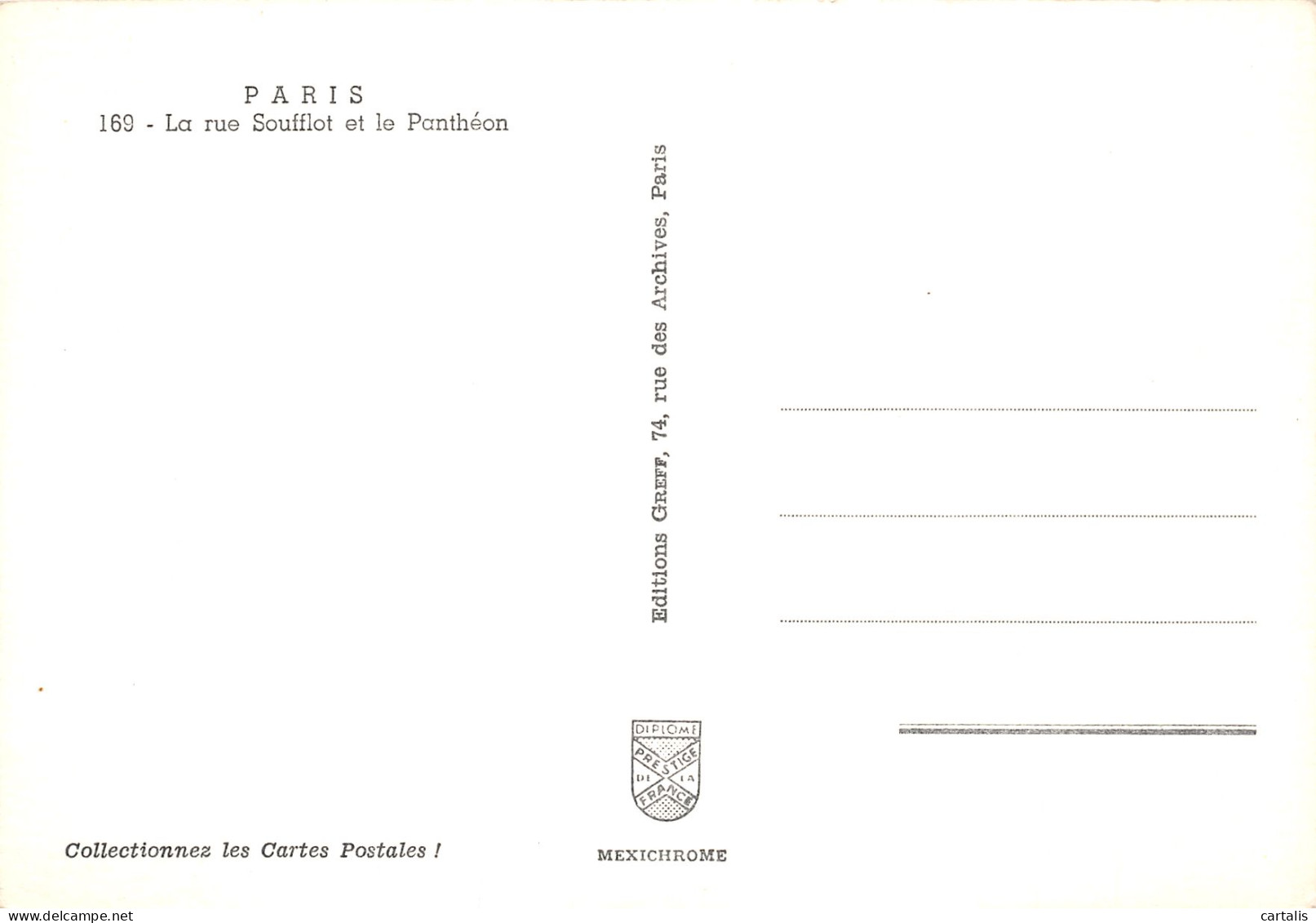 75-PARIS LE PANTHEON-N°4151-C/0177 - Panthéon