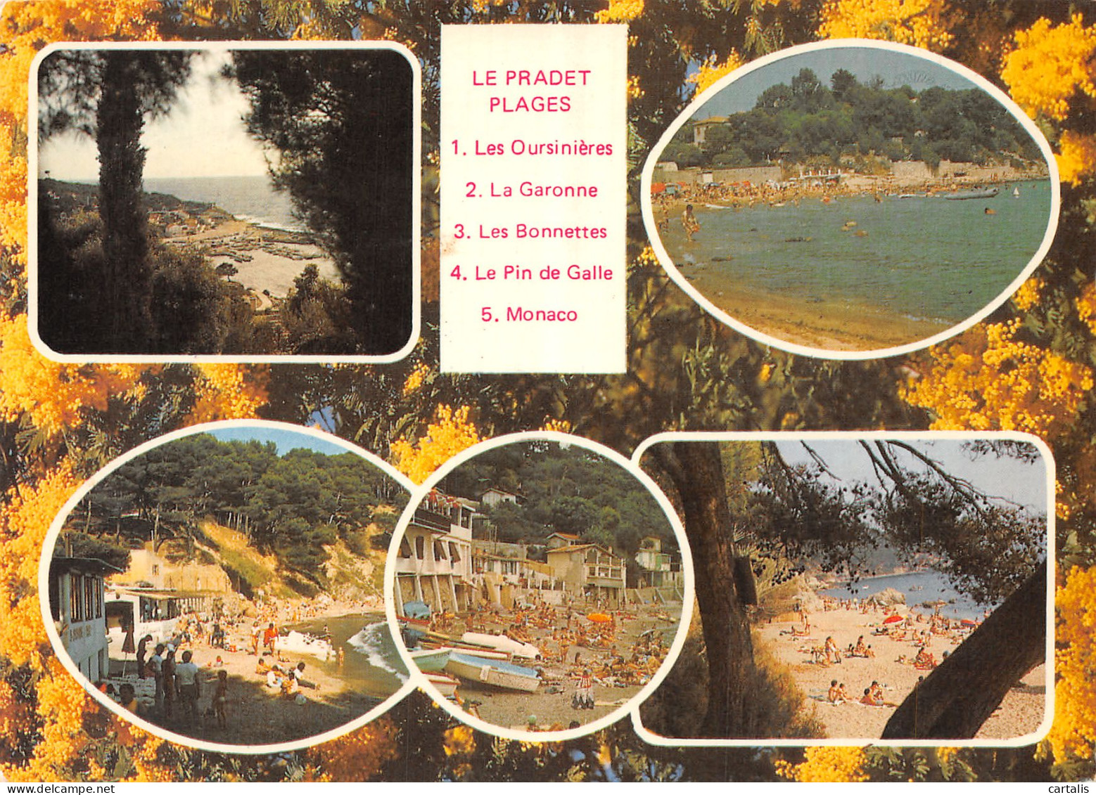 83-LE PRADET PLAGES-N°4152-C/0061 - Le Pradet