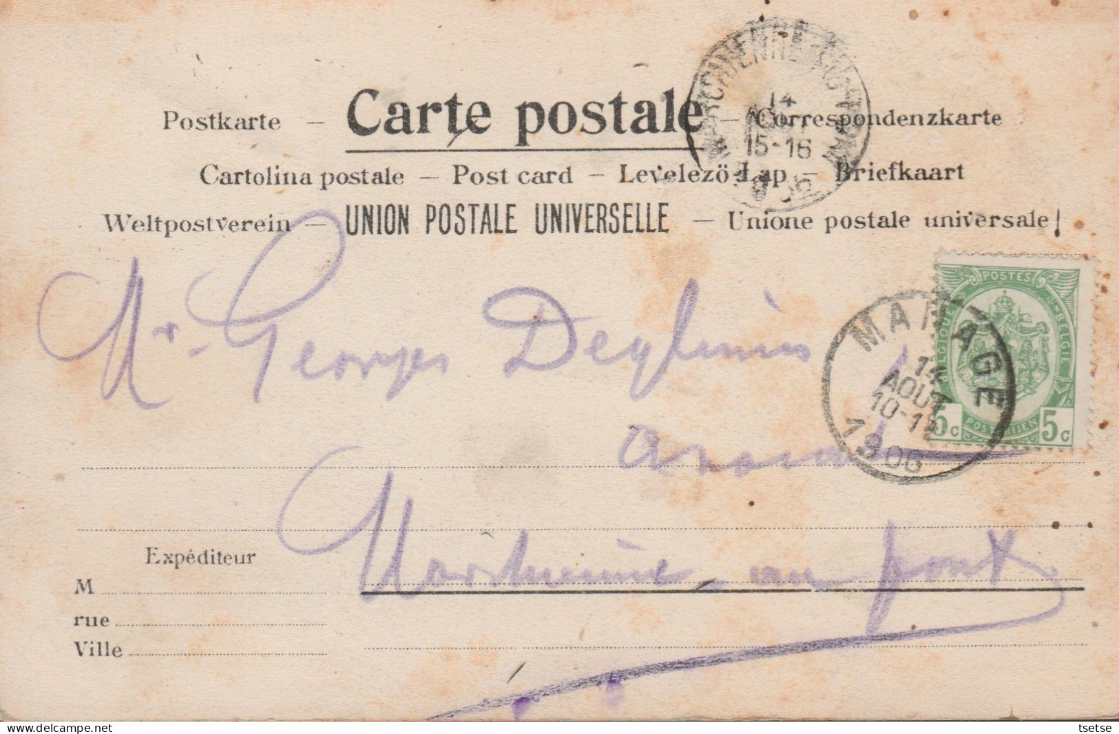 Seneffe - Maison Communale - 1906 ( Voir Verso ) - Seneffe