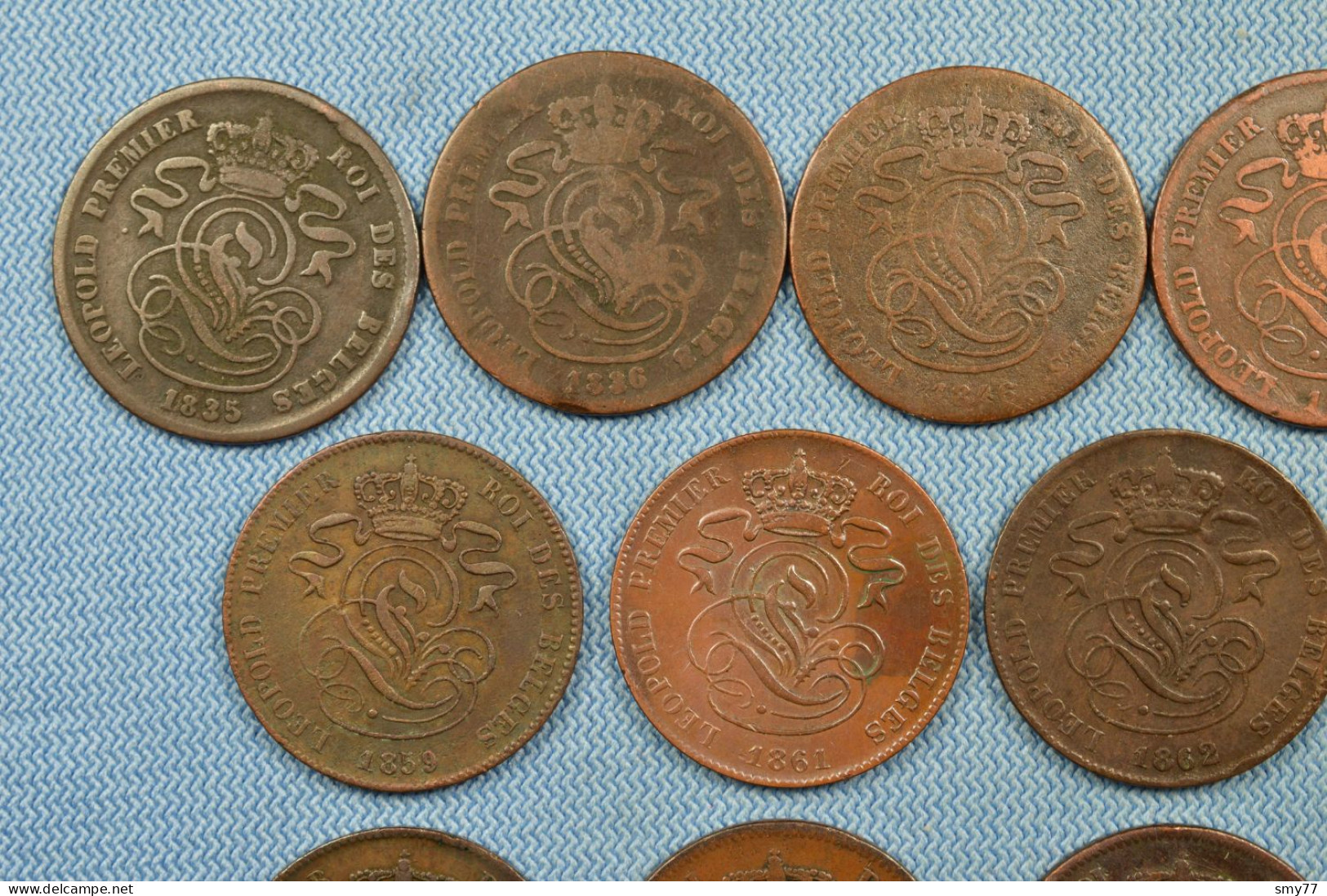 Belgique / Belgium • 21x • 2 Centimes • ≥ 1835 • All Different • Some Scarcer Dates, Overdates Or High Grades • [24-623] - Verzamelingen