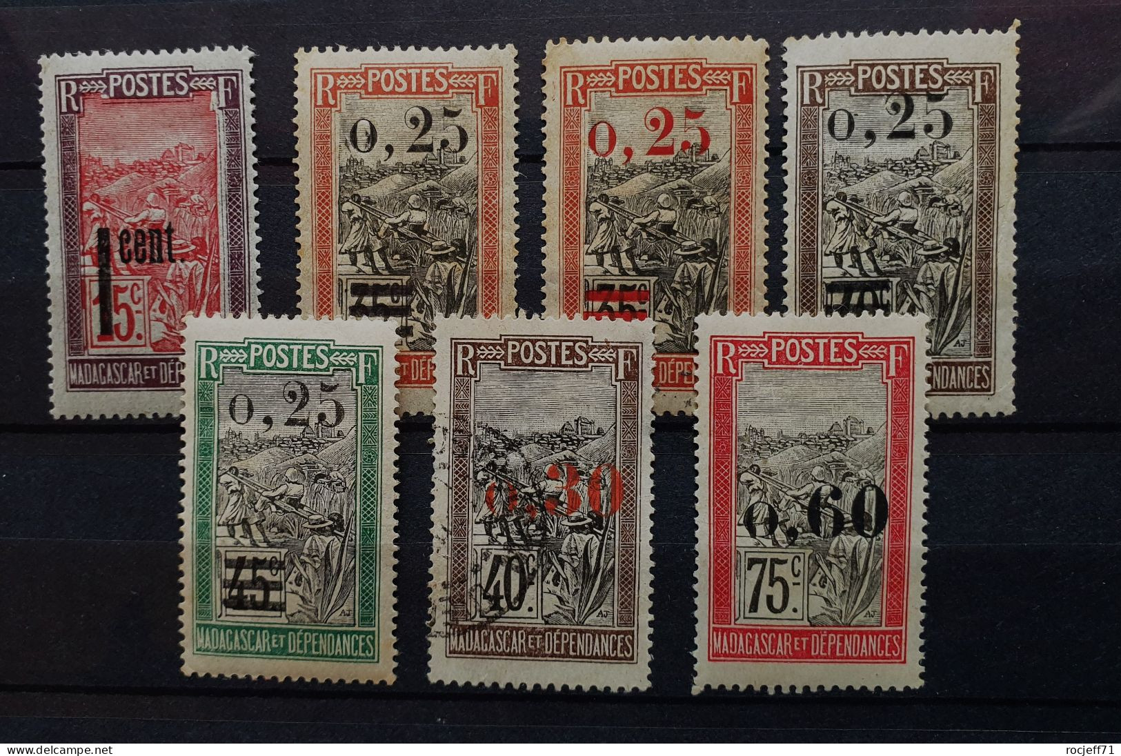 04 - 24 -  Madagascar N° 125 à 130 * Et Oblitéré - Etat Divers - Unused Stamps