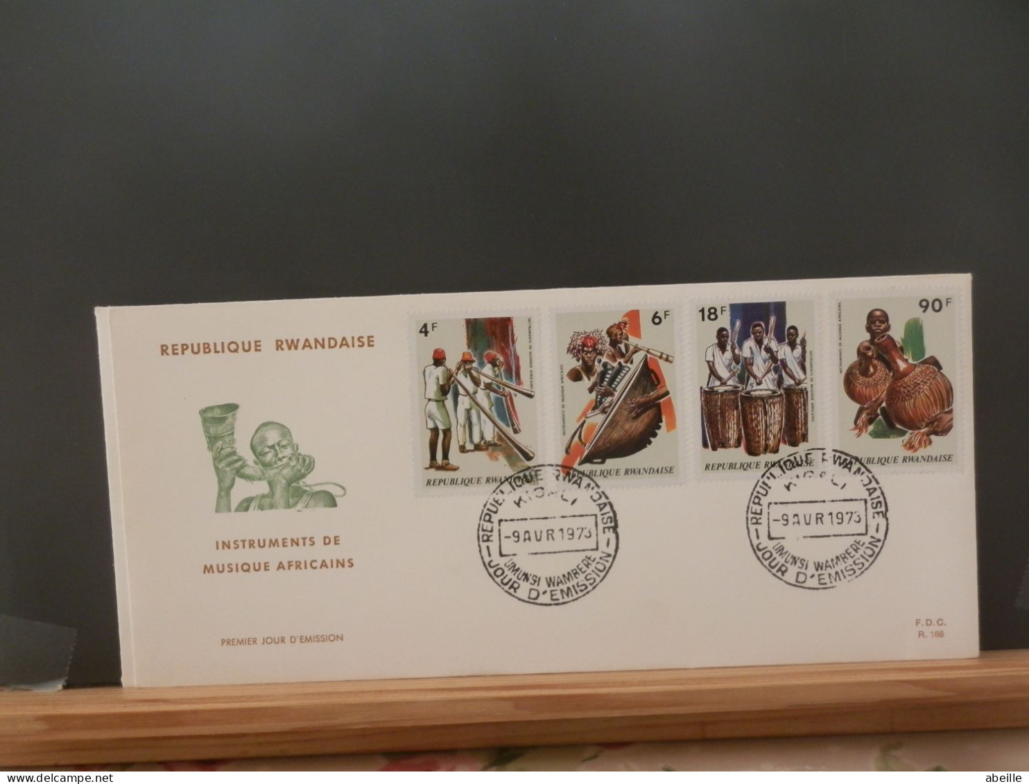 107/022  2   FDC  RWANDA 1973 - 1970-1979