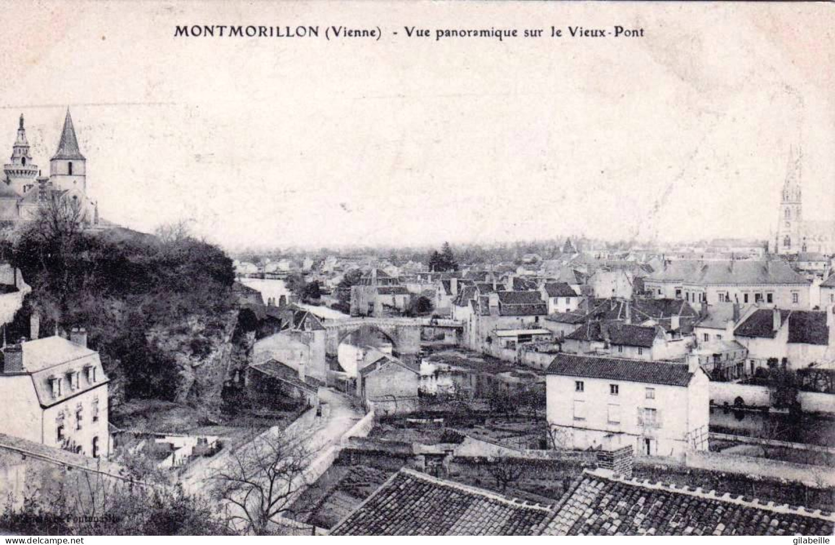 86 - Vienne -  MONTMORILLON -  Vue Panoramique Sur Le Vieux Port - Montmorillon