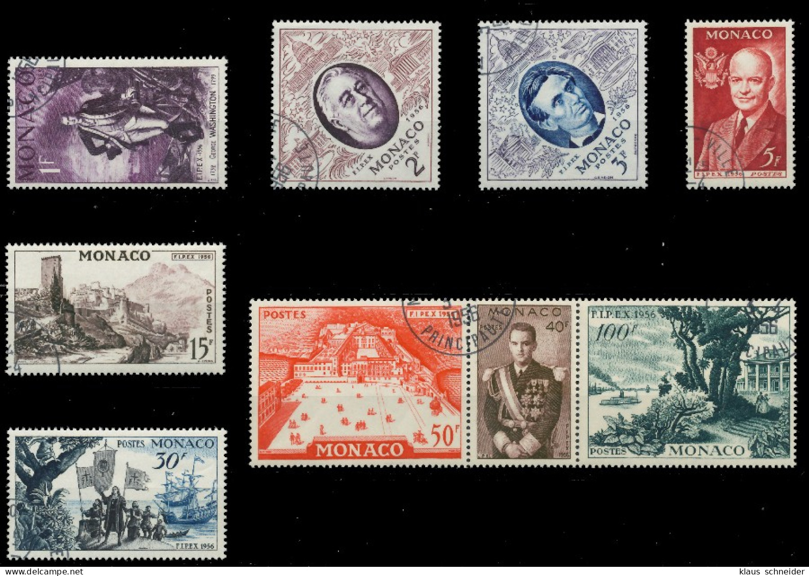 MONACO 1956 Nr 527-535 Gestempelt X3B31DA - Sonstige & Ohne Zuordnung