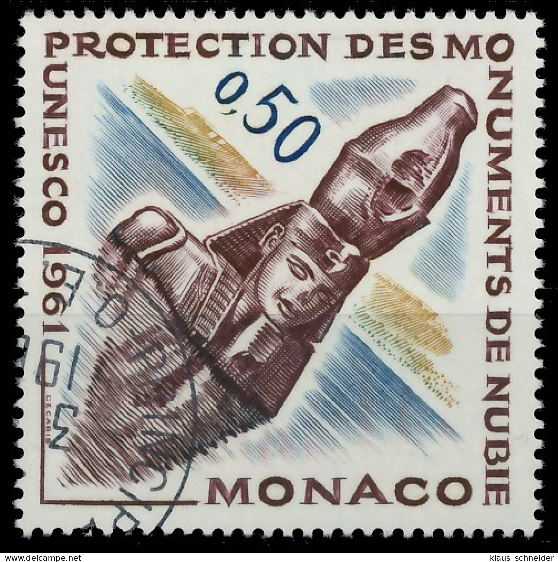 MONACO 1961 Nr 669 Gestempelt X3B5A1A - Autres & Non Classés