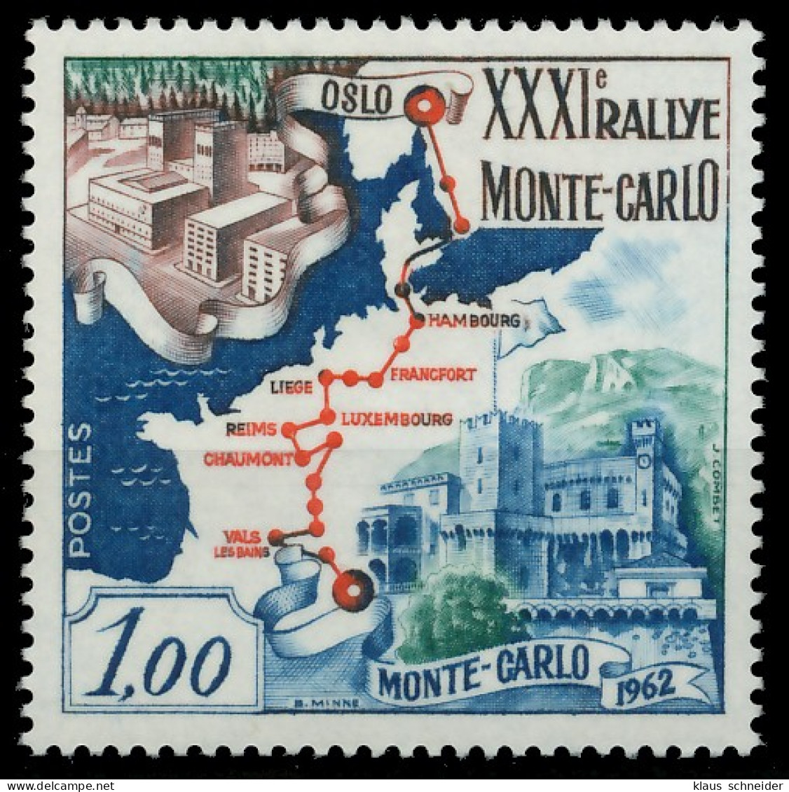 MONACO 1962 Nr 688 Postfrisch X3B5B6E - Autres & Non Classés