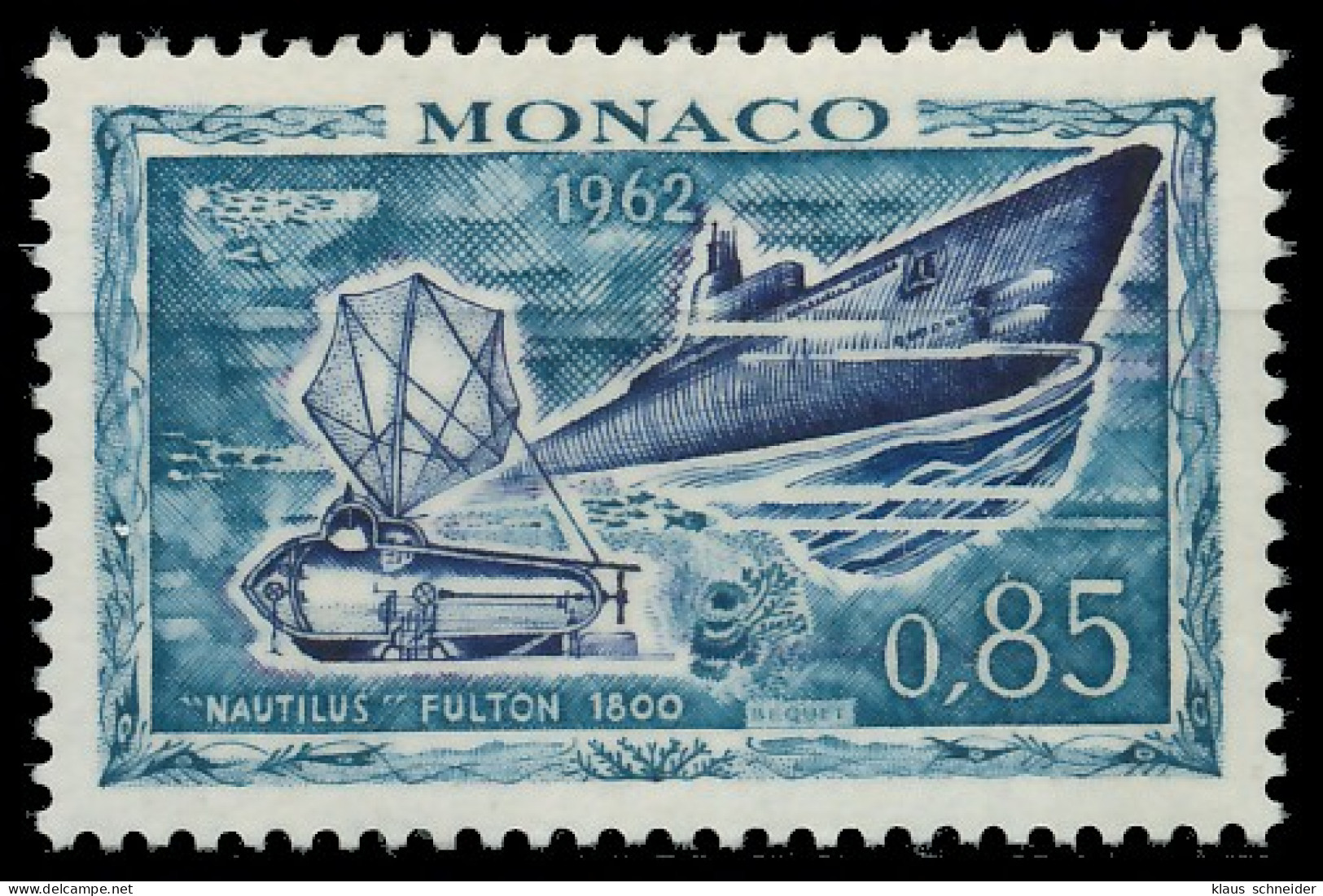MONACO 1962 Nr 715 Postfrisch SF0C3CE - Autres & Non Classés
