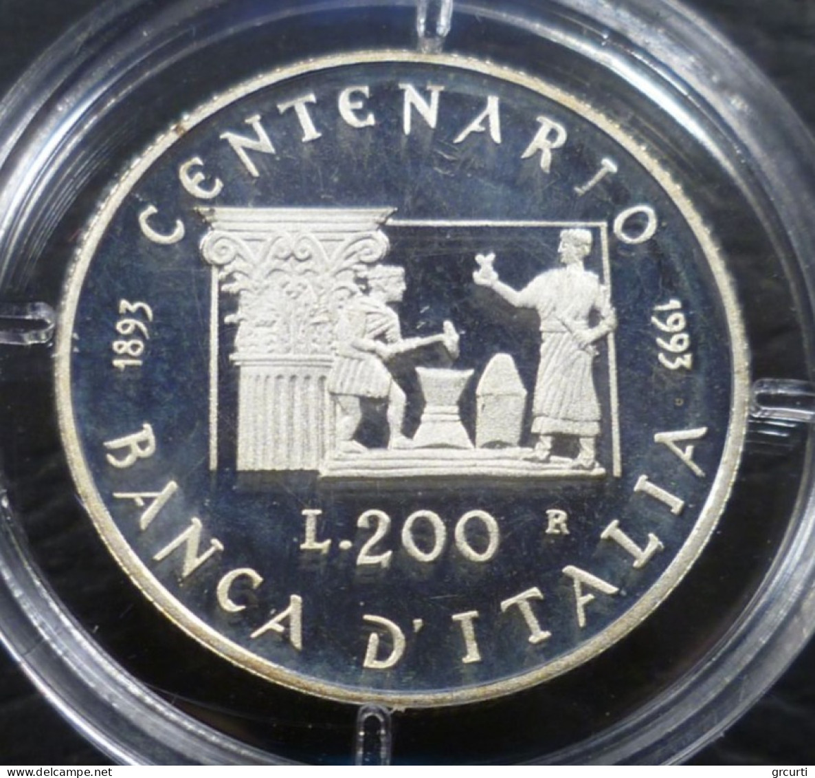 Italia - 500 + 200 + 100 Lire 1993 - 100° Banca D'Italia - Gig# 457P - KM# 171-172-173 - 500 Lire