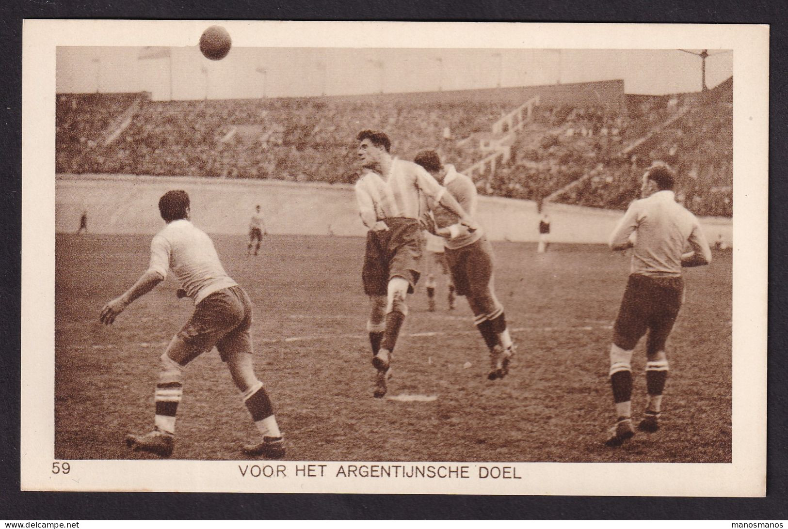 DDGG 017  -- Carte-Vue Officielle Des JEUX OLYMPIQUES AMSTERDAM 1928 - FOOTBALL Argentina - Neuve - Sommer 1928: Amsterdam