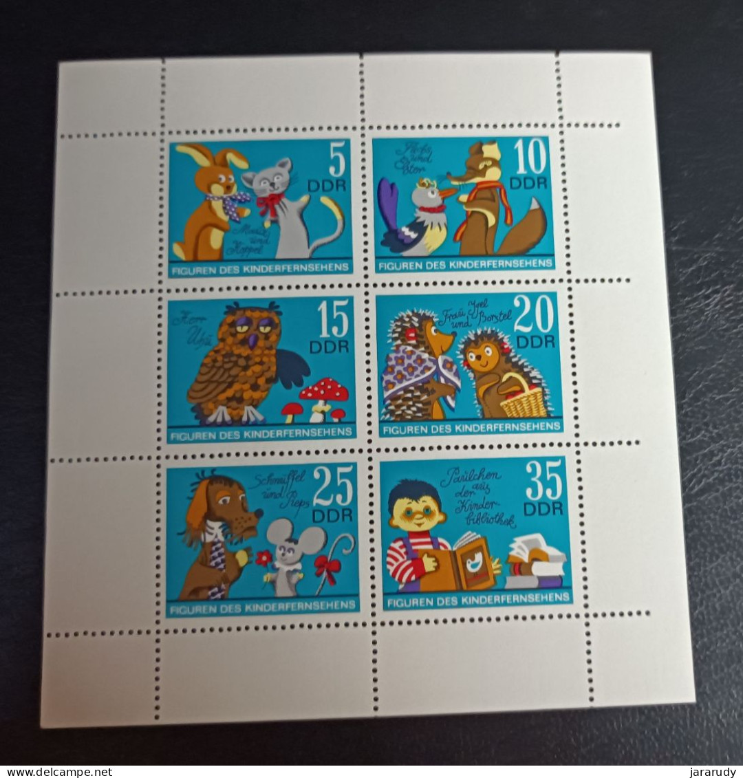 ALEMANIA DDR TELEVISIÓN 1972 Yv 1487/92 MNH - 1971-1980