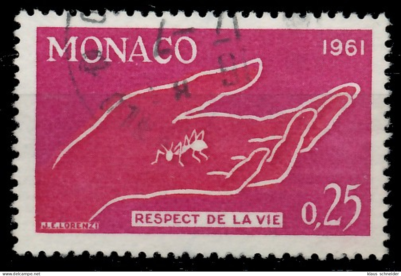 MONACO 1961 Nr 670 Gestempelt X3B5A2E - Oblitérés