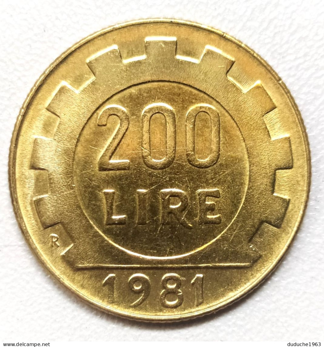 Italie - 200 Lire 1981 - 200 Lire