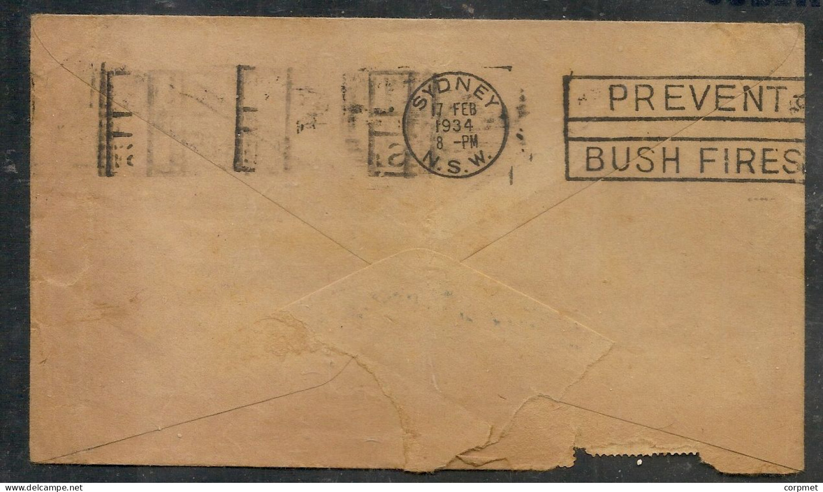 - NEW ZEALAND 17 Feb 1934 PICTON To AUKLAND-Sydney Return Trans Tasman Flight VH-UXX Faith In Australia -special Cachet - Airmail