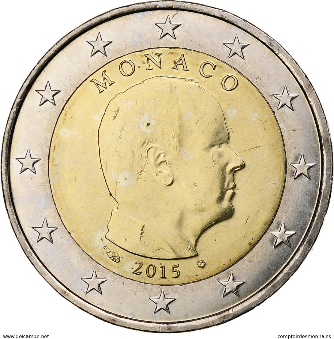 Monaco, Albert II, 2 Euro, 2015, Monnaie De Paris, Bimétallique, SUP - Monaco
