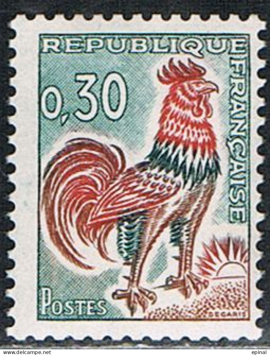 FRANCE : N° 1331A ** Et Oblitéré (Type Coq De Decaris) - PRIX FIXE - - 1962-1965 Haan Van Decaris