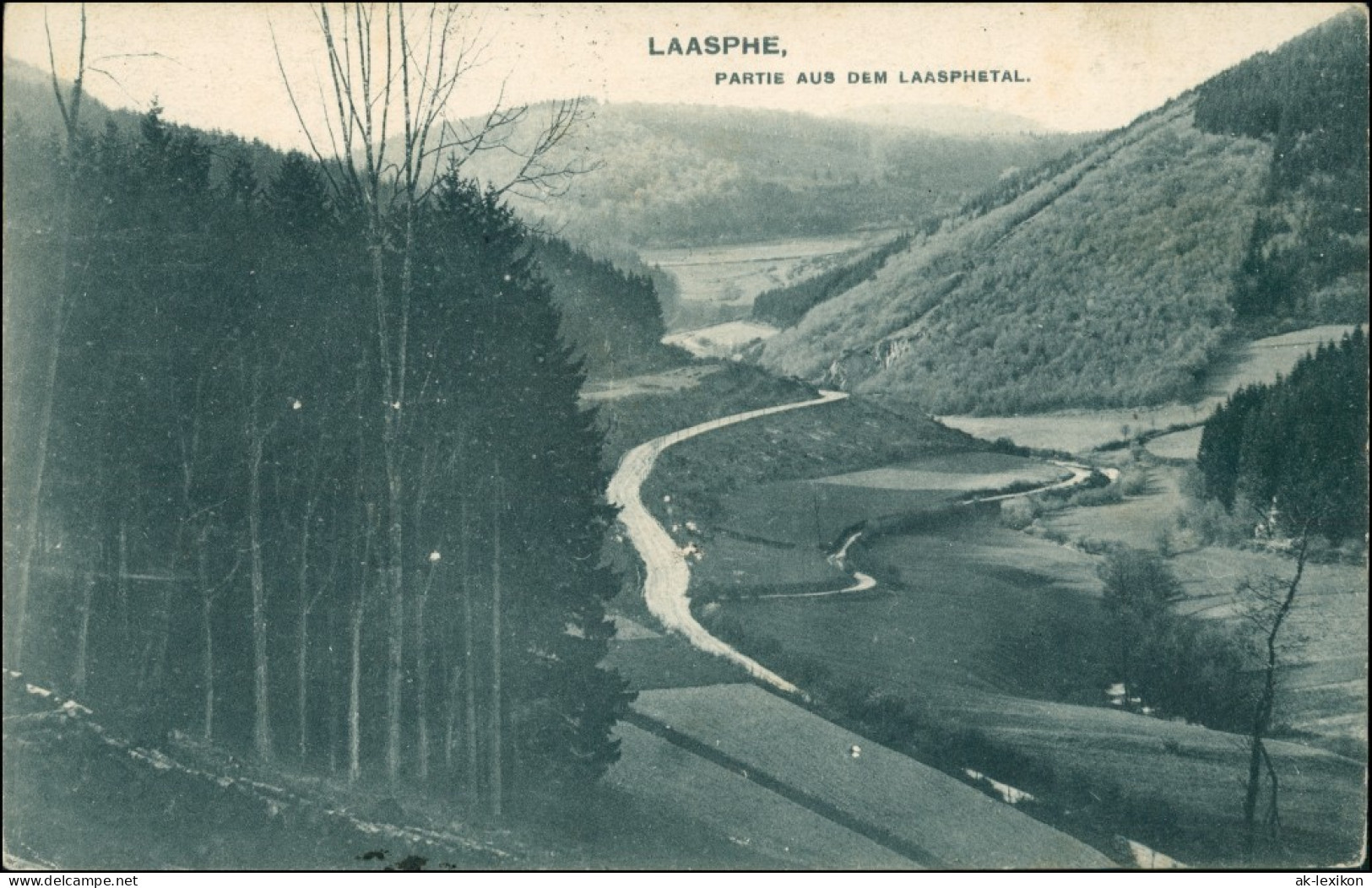 Ansichtskarte Bad Laasphe Partie Aus Dem Laasphetal 1906 - Bad Laasphe