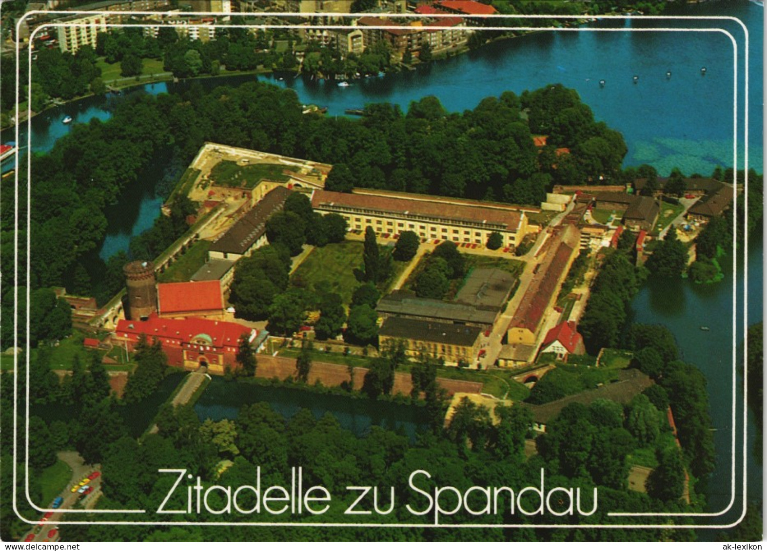 Spandau-Berlin Zitadelle Zu Spandau Vom Flugzeug Aus, Luftbild-AK 2000 - Spandau