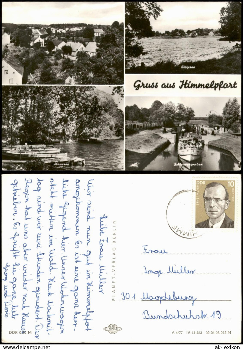 Himmelpfort-Fürstenberg/Havel DDR   Haussee, Schleusengraben, Stolpsee 1977 - Fürstenberg