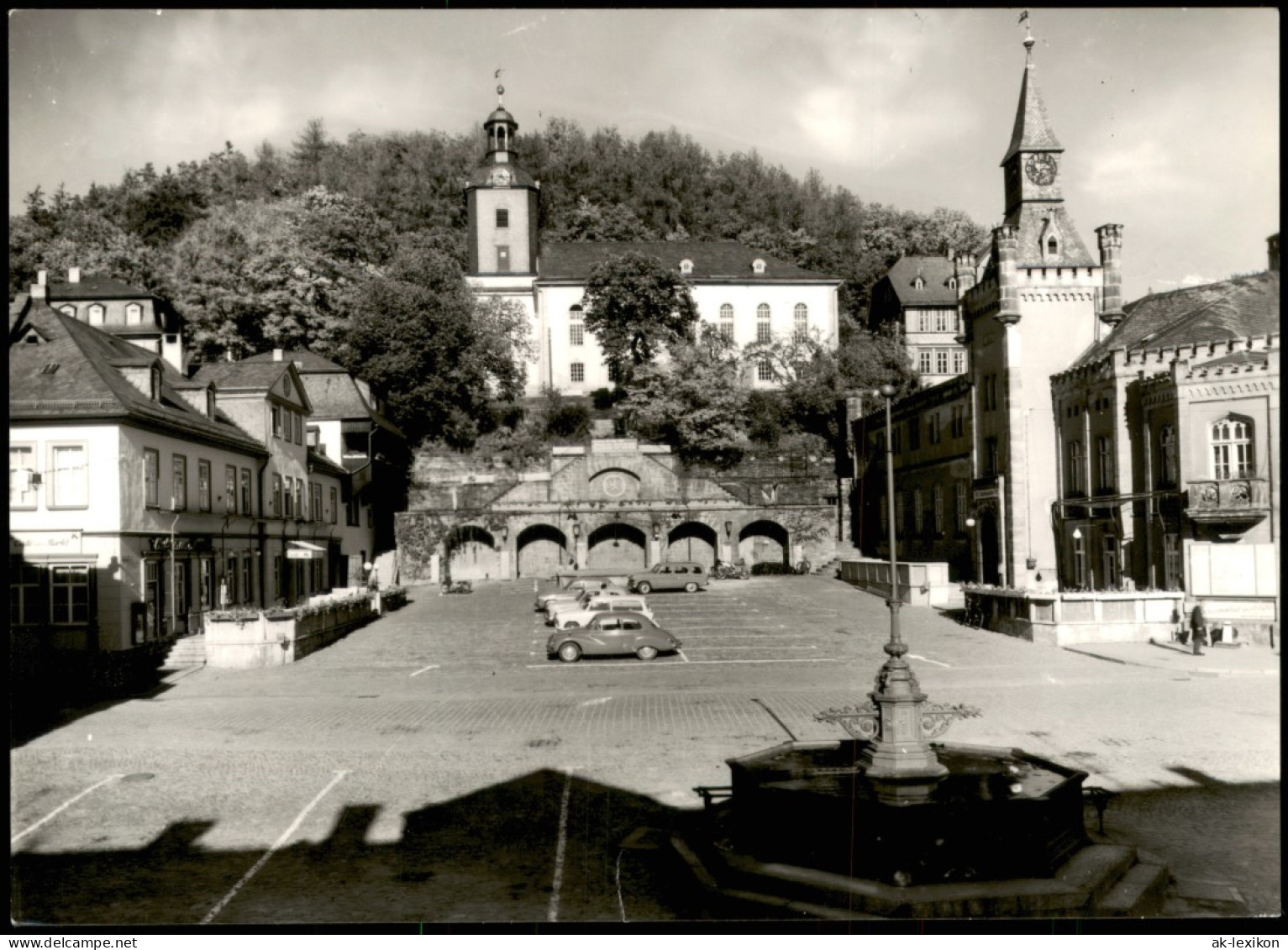 Ansichtskarte Leutenberg Marktplatz Mit DDR-Autos 1969 - Leutenberg