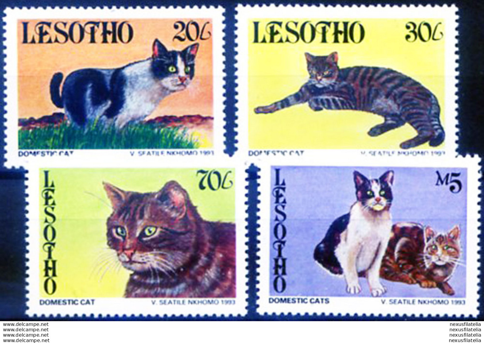 Fauna. Gatti 1993. - Lesotho (1966-...)