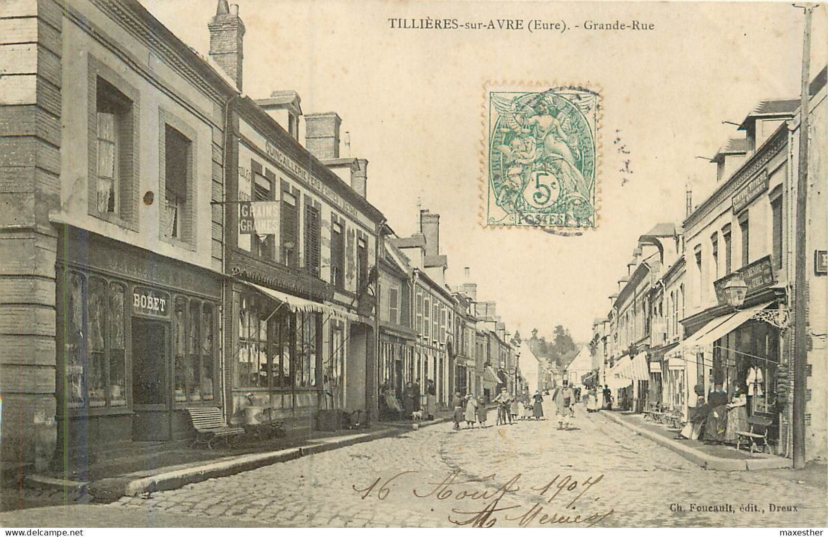 TILLIÊRES EN AVRE Grande Rue - Tillières-sur-Avre