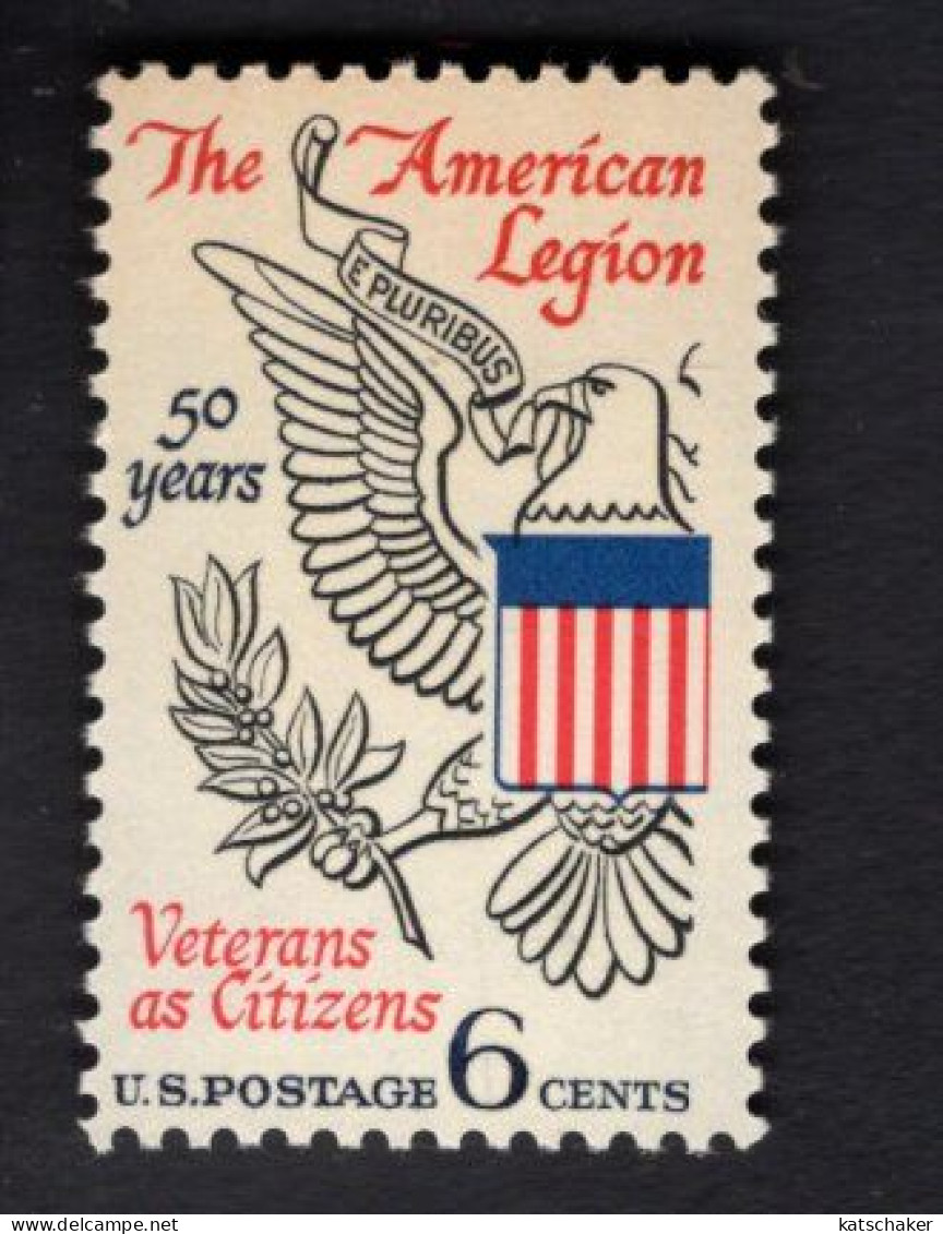 203629898 1969 SCOTT 1369 (XX) POSTFRIS MINT NEVER HINGED   - AMERICAN LEGION 50TH ANNIV - Ongebruikt